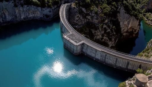 Barrage Verdon - Lâchers Rafting